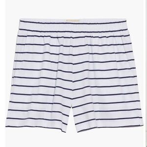 Madewell Stripe Seamed Pull-On Women’s Shorts Black/White S NWT IN PACKAGING